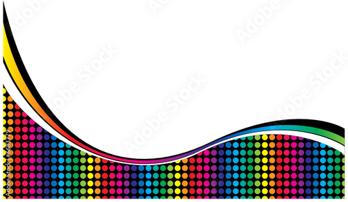 rainbow colored background with flowing lines