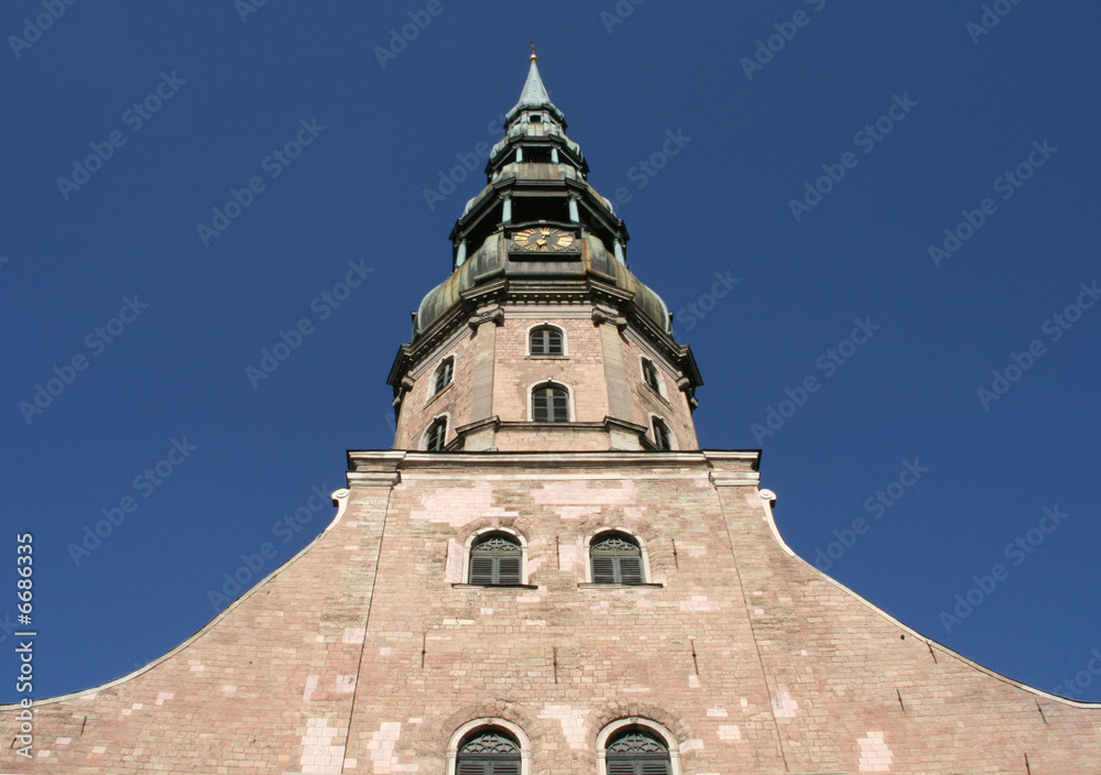 Obraz premium Saint Peter church tower
