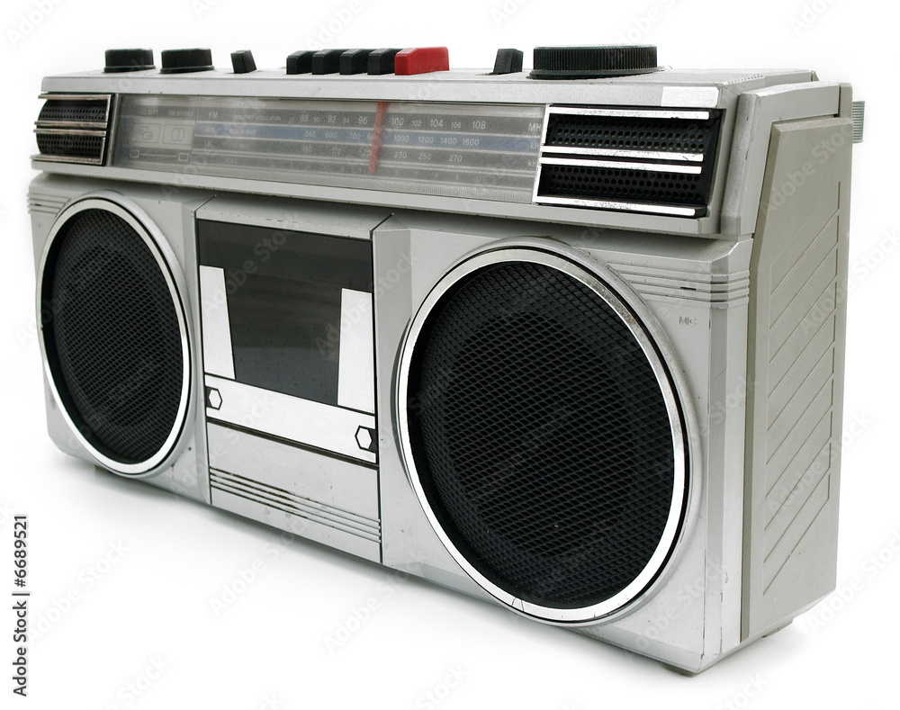 1980s style portable cassette player radio perfect for retro sty 1980s style portable cassette player radio perfect for retro sty