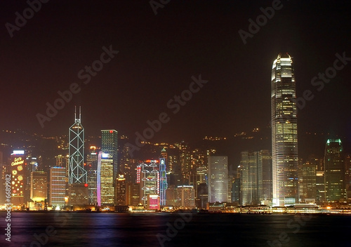 Hong Kong Island - Skyline at night