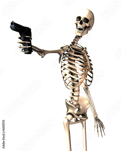 Skeleton And Gun 11