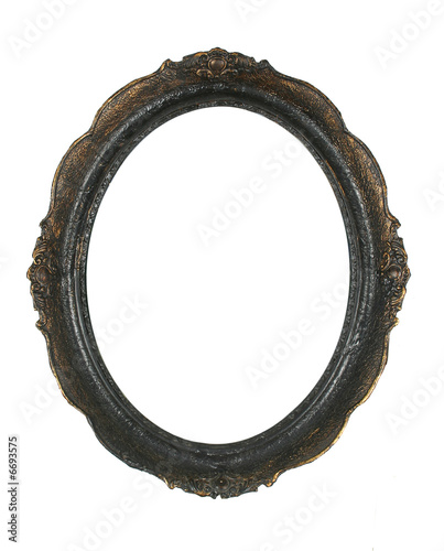 Oval photo frame