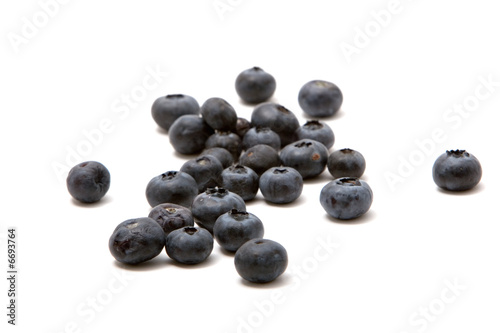 Organic fresh blueberries