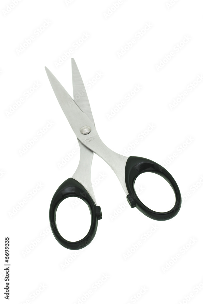 Scissors with black handles Scissors with black handles