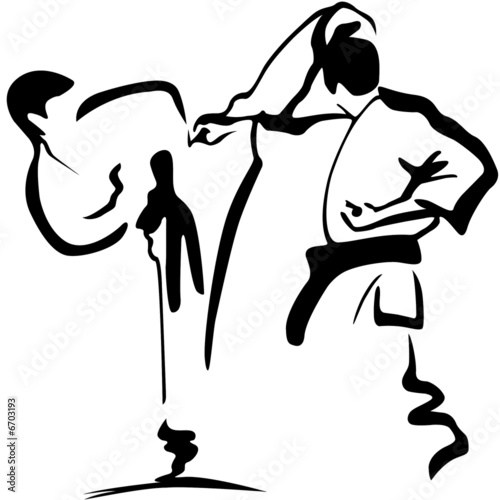 karate kämpfer #6703193
