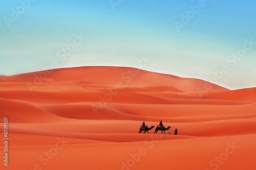 In desert