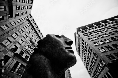 Photography Bronze Head Sculpture