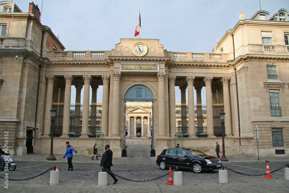 Assemblée nationale à Paris