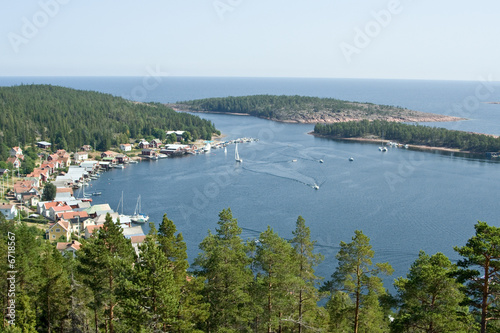 Schwedische Insel Ulvön in Nordschweden