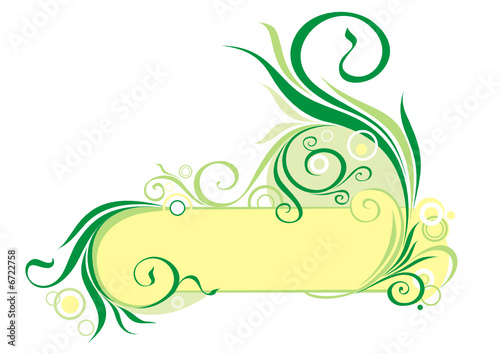 Framework, background, vegetative ornament