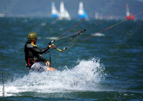 Kite surfing