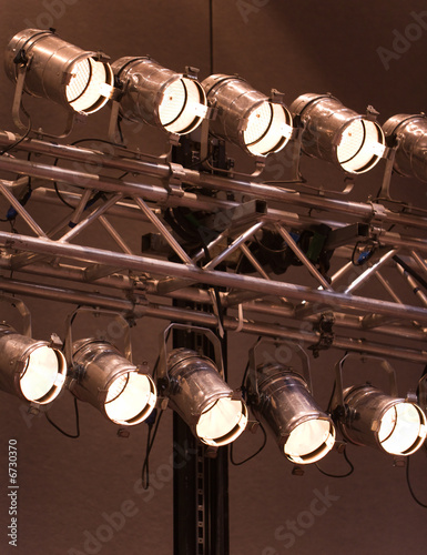 Theater Stage Lights Or Spotlights