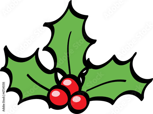 Holly Berries cartoon