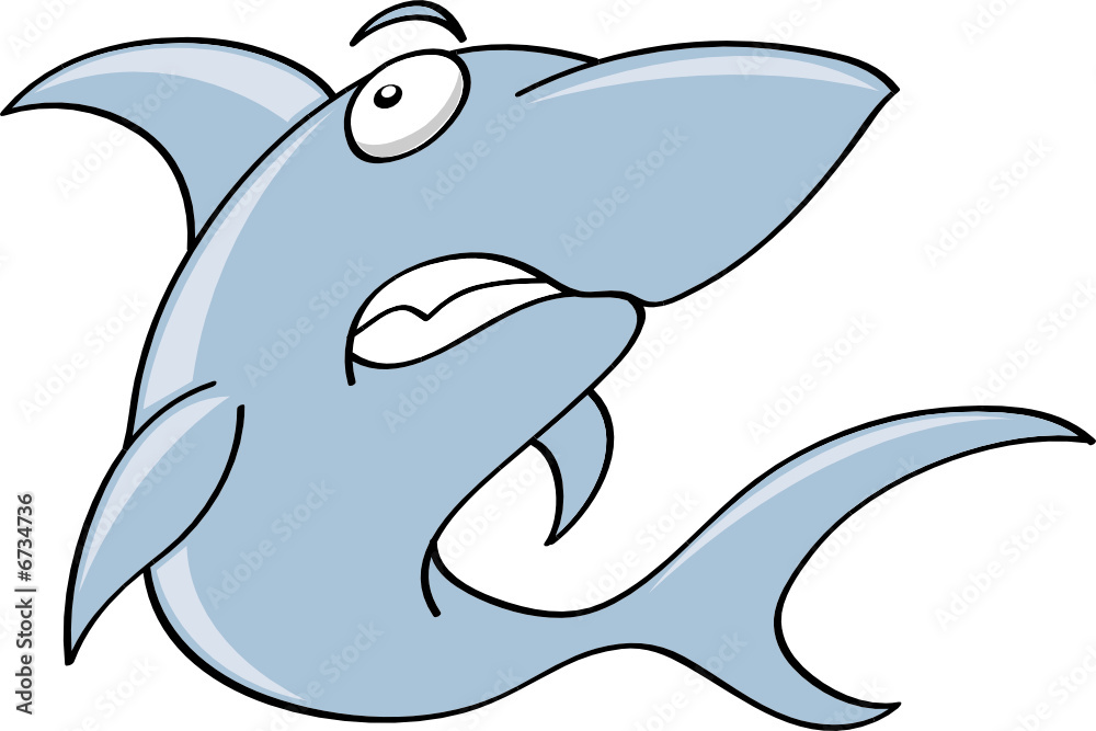 Fototapeta premium scary shark