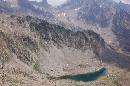 lac de Fenestre ; massif du Mercantur photo