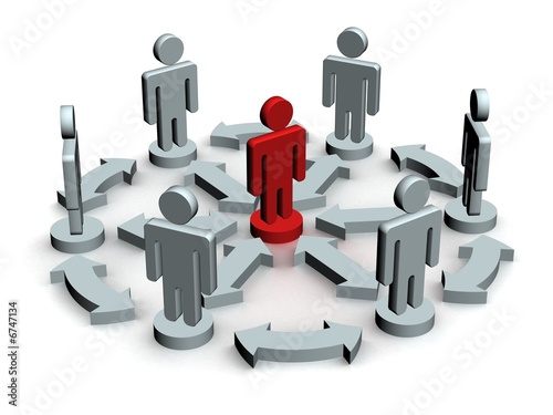 Conceptual image of teamwor...