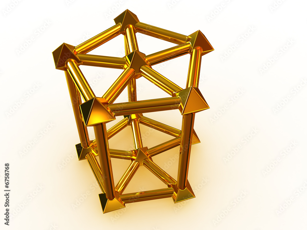 Simple geometrical figure. Simple geometrical figure.