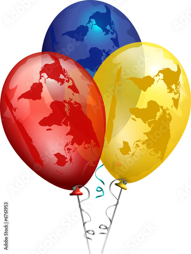 balões mundo