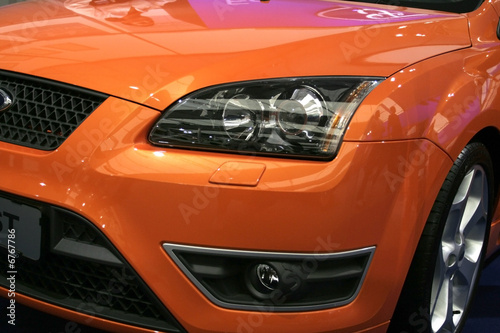 Orange car front panel © Tudor Stanica