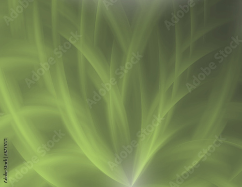Green swirling abstract