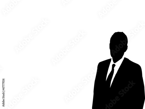 Business man Black & White