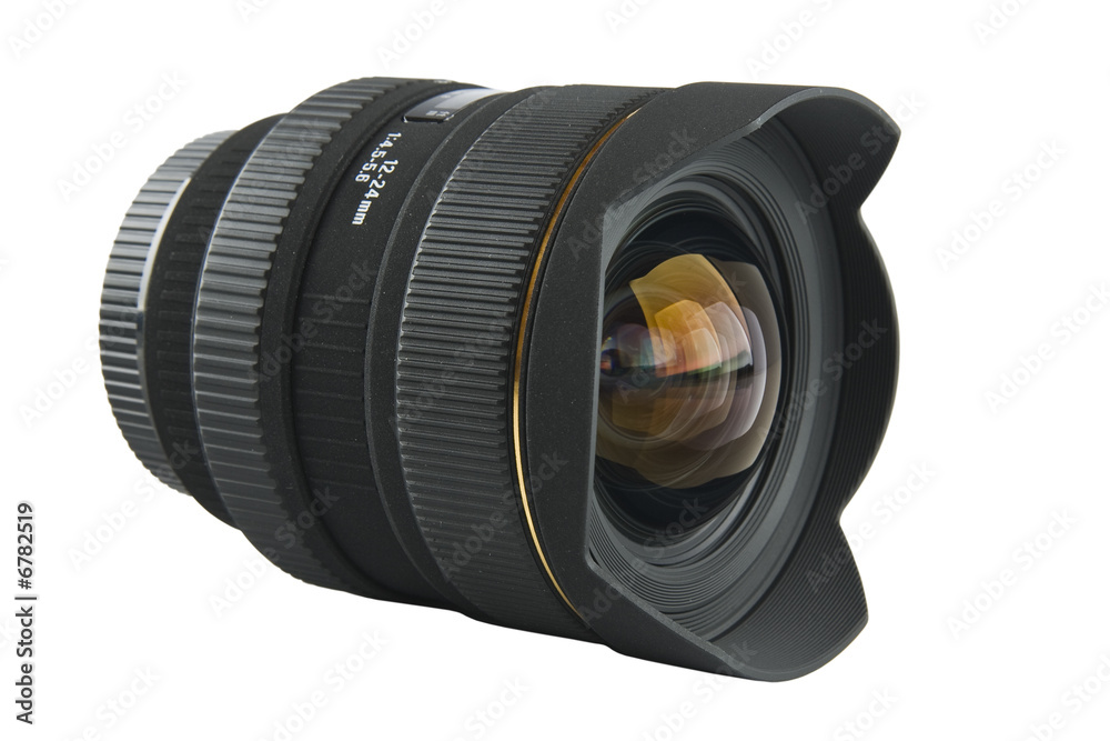 ultra wide lens 12-24mm with clipping path ultra wide lens 12-24mm with clipping path