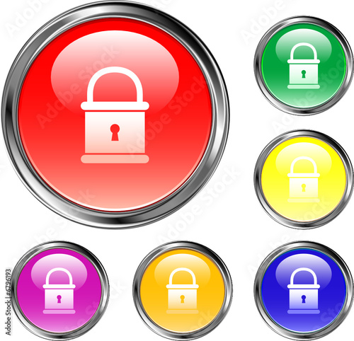 Pad Lock Button