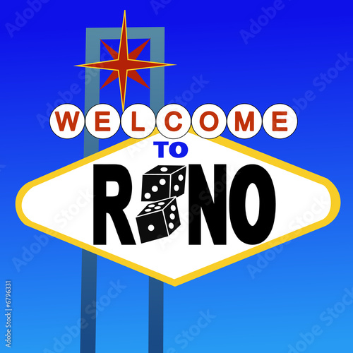 welcome to Reno sign