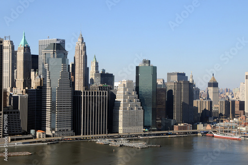 Manhattan Wolkenkratzer Mittelpunkt von Geld und Macht