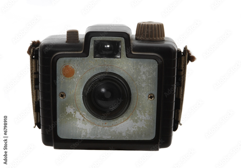 Old vintage photo camera