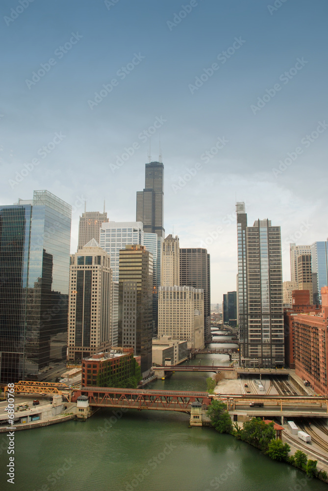 Fototapeta premium Chicago downtown