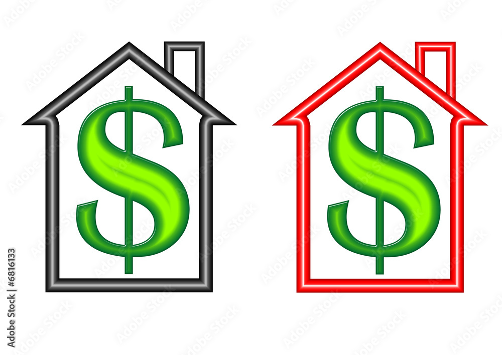 Obraz premium House Money Symbols