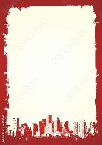 ciudad en marco