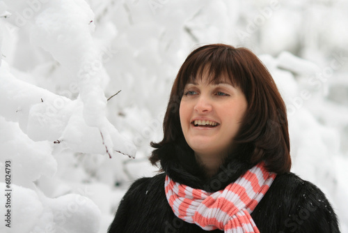Fototapeta Portrait of the young woman