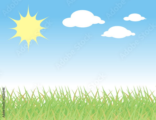 pasto en primavera