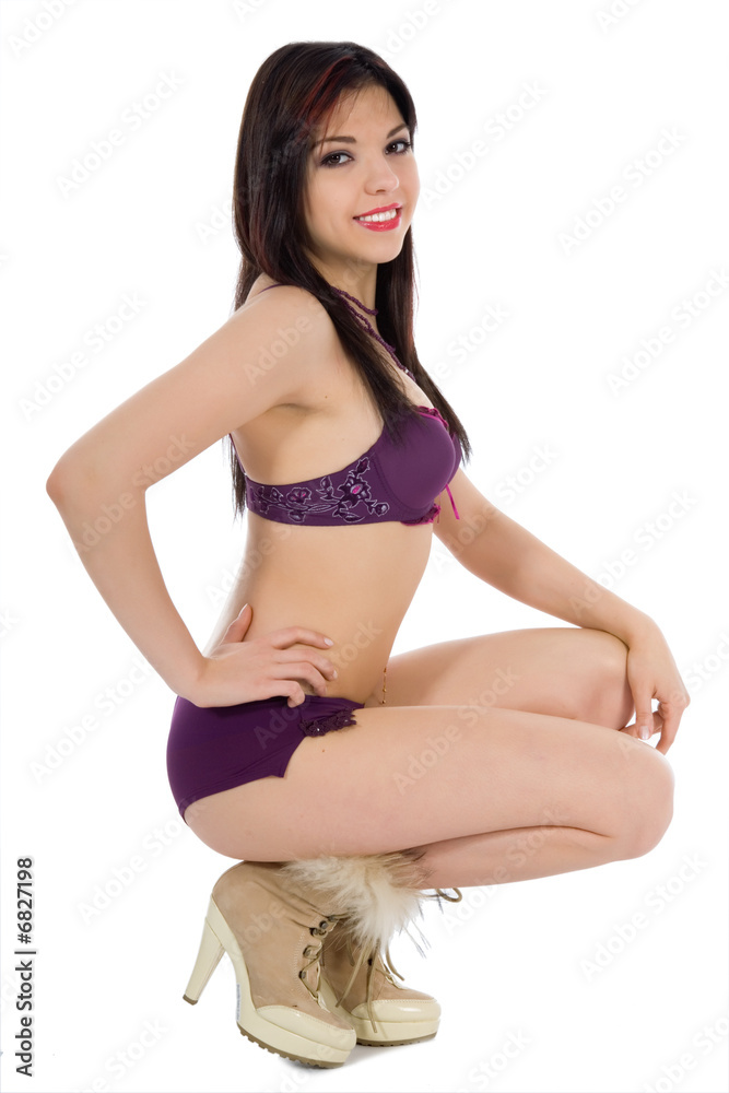 Obraz premium portrait of the brunette