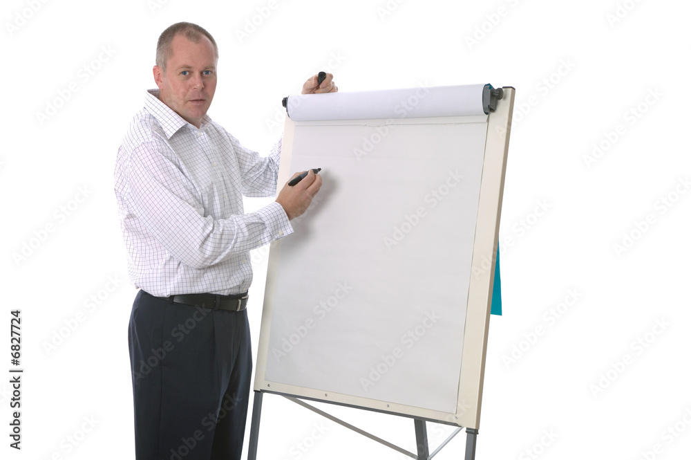 Businessman presentation Businessman presentation