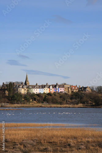 Alnmouth Village and esturary photo