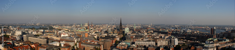 Hamburg Tor zur Welt Stadt Hafen Panorama