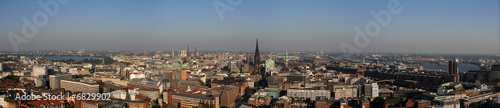 Hamburg Tor zur Welt Stadt Hafen Panorama © fotopro