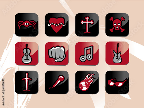 Musik Icons: Rock, Rock'n'Roll, Heavy Metal
