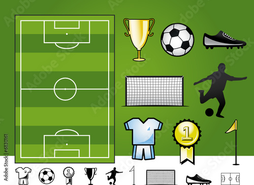 Fußball - Icons und Grafiken