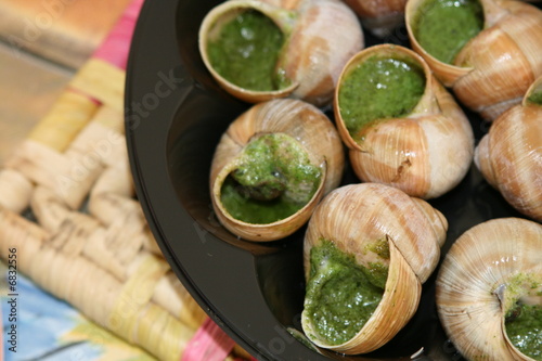 Assiette d'escargots