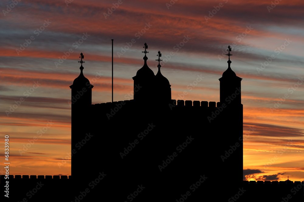 Tower of London at sunset