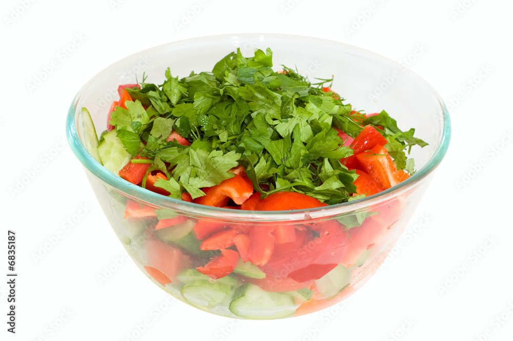 fresh vegetables salad