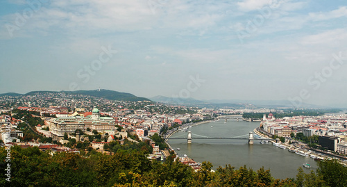 Sight of Budapest from Gellert mountain
