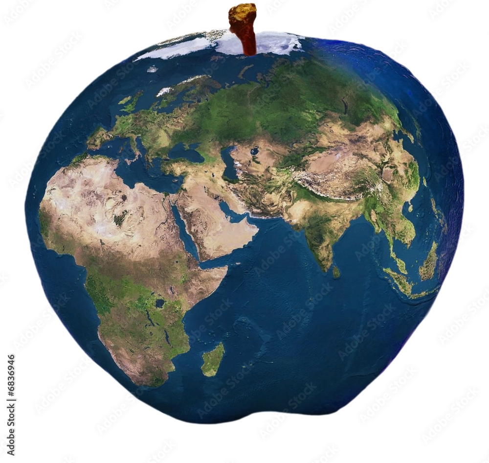 Fototapeta premium Apple Earth