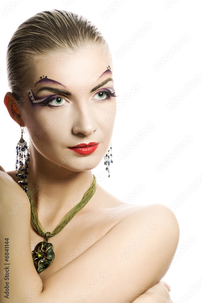 Creative fashion make-up