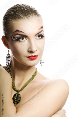 Creative fashion make-up