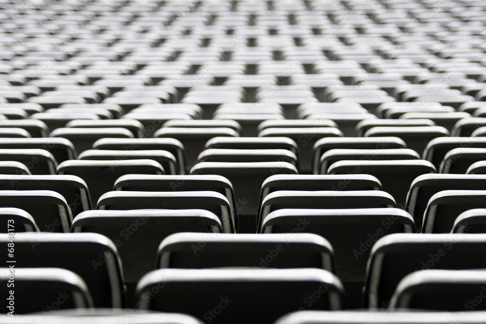 Fototapeta premium Seat backs at an event